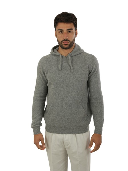 Maglia Luigi Gentile con Cappuccio Grigio